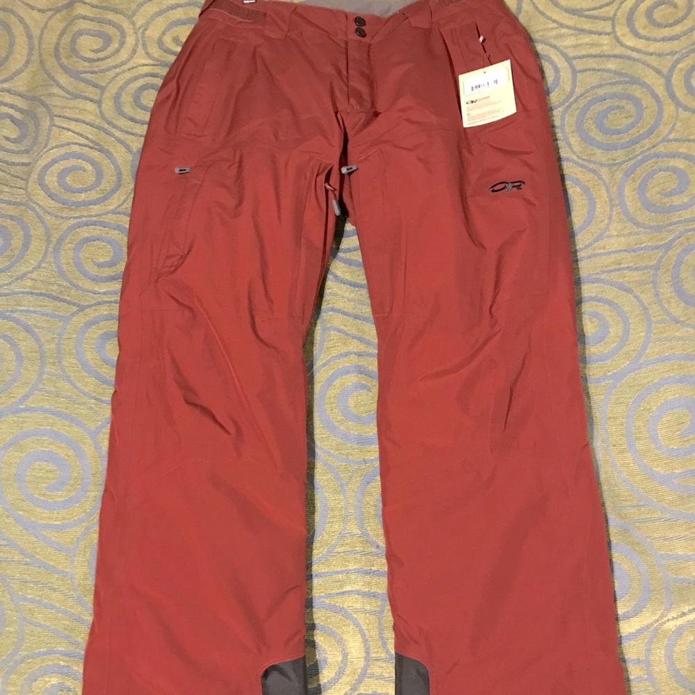 Women’s OR Tungsten GoreTex Insulated Ski Bottoms color Madder
